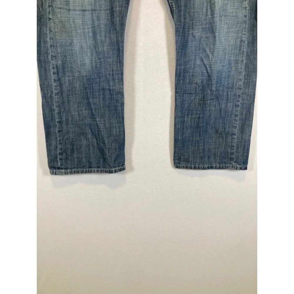 Skater Grunge Levi's 569 Mens 42x30 Blue Loose Straight Leg Denim Jeans